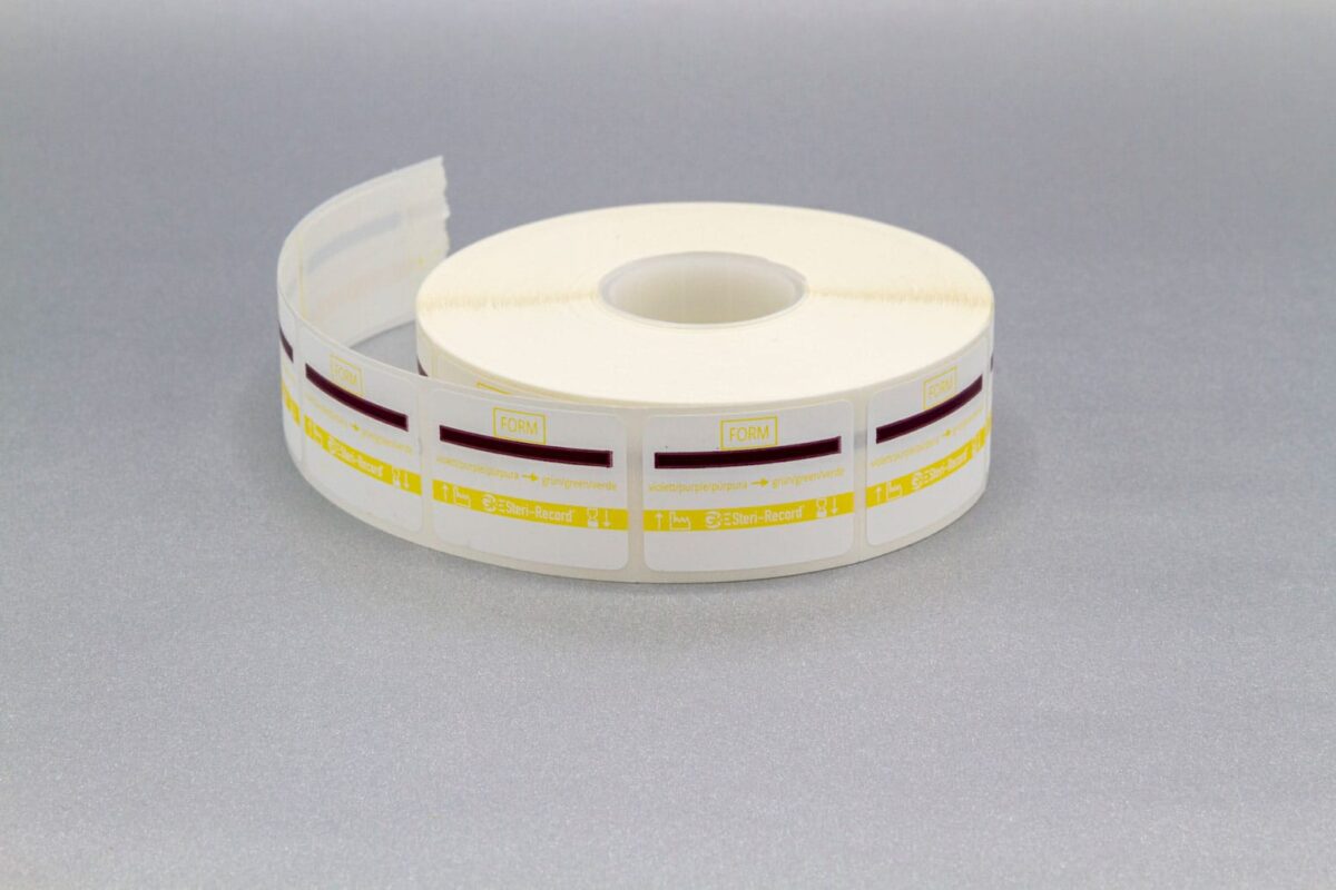 Labeling device with labels Sterimed България